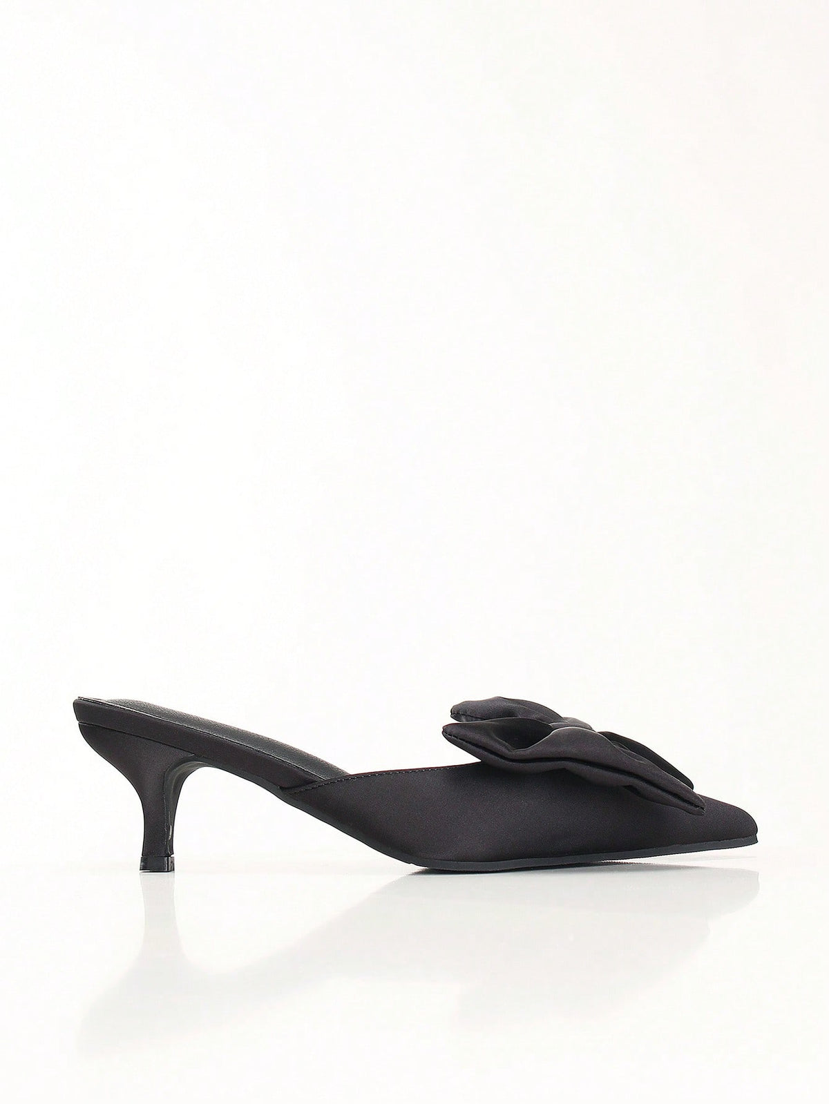 Fall/Winter Women's Mule High Heel Shoes & Bowknot Kitten Heel Sandals, Elegant, Party