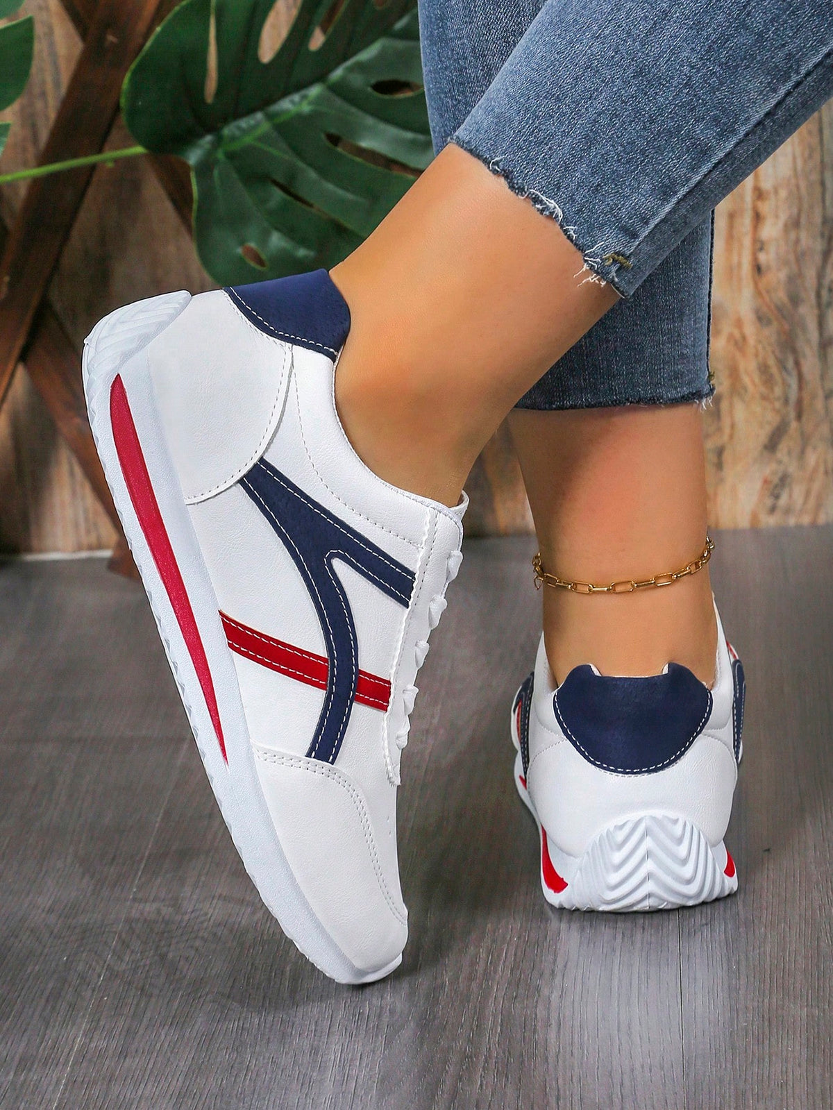Lace-Up Chunky Sneakers
