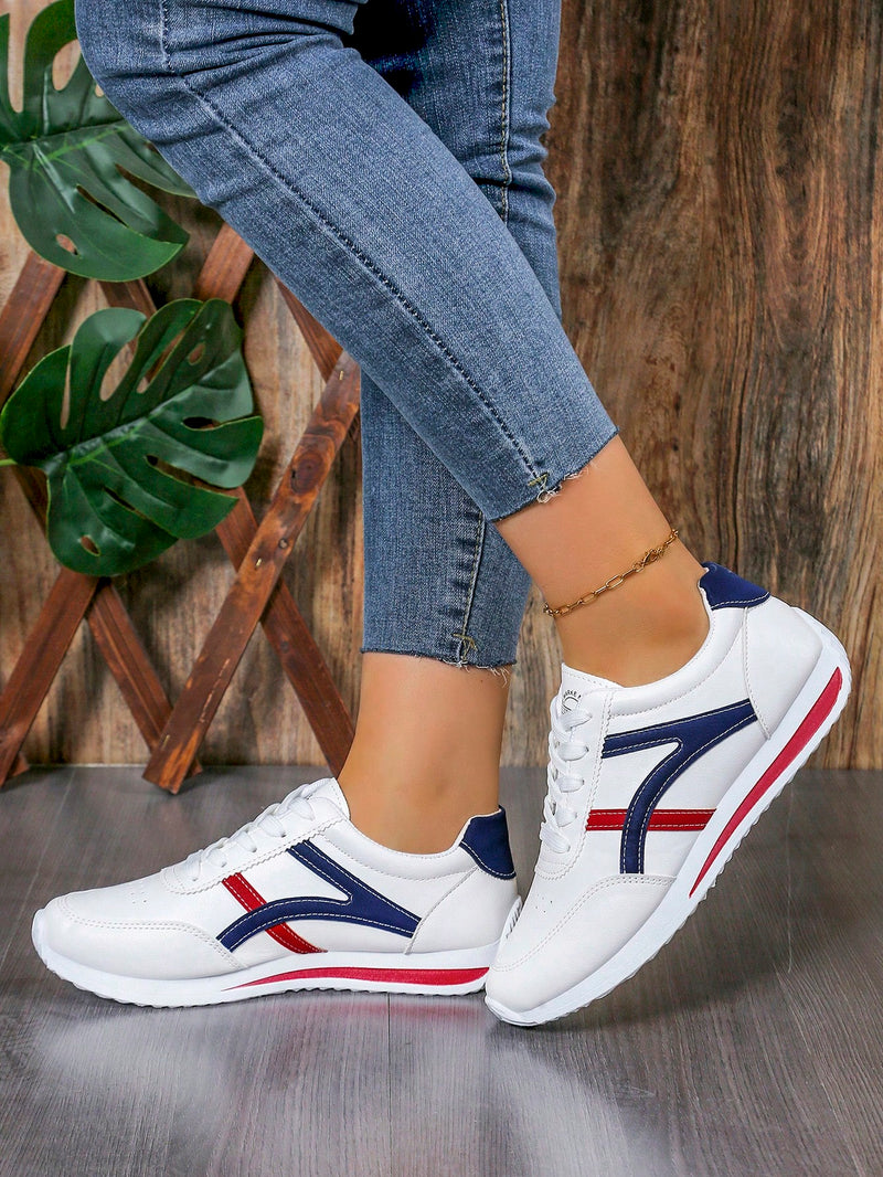 Lace-Up Chunky Sneakers