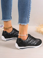 Women's Casual Lace-Up Sneakers