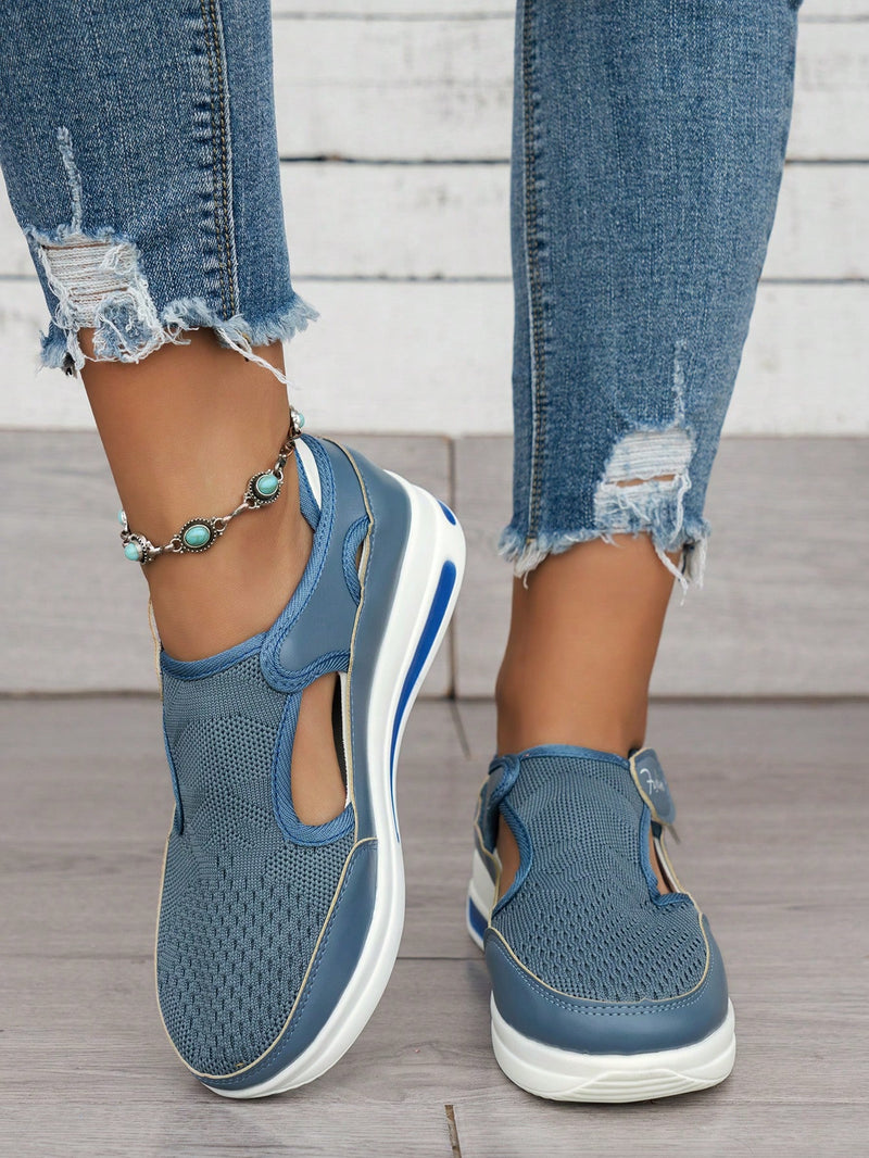 Mesh High-Top Casual Sneakers