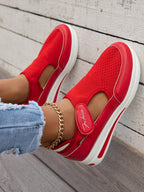 Mesh High-Top Casual Sneakers