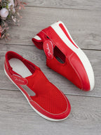 Mesh High-Top Casual Sneakers