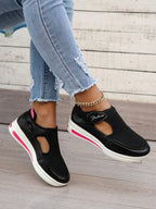 Mesh High-Top Casual Sneakers
