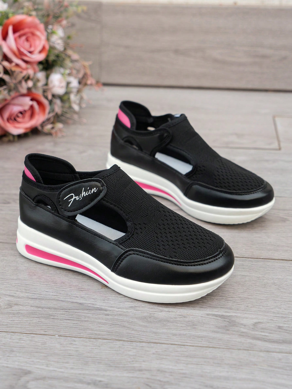 Mesh High-Top Casual Sneakers