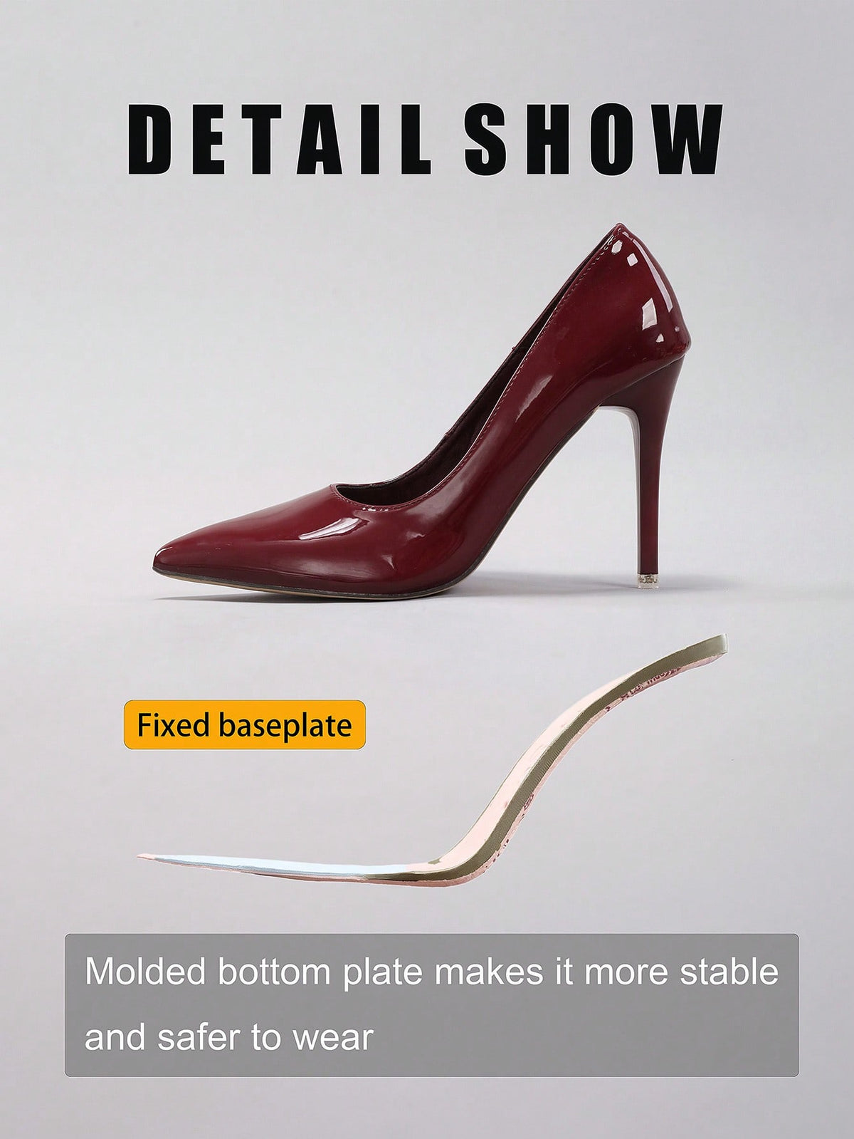 Burgundy Red-Bottom Pumps