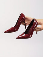Burgundy Red-Bottom Pumps