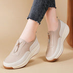 Faux Leather Chain Loafers