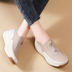 Faux Leather Chain Loafers