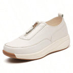 Faux Leather Chain Loafers