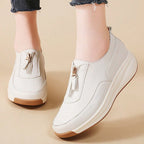 Faux Leather Chain Loafers