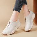 Faux Leather Chain Loafers