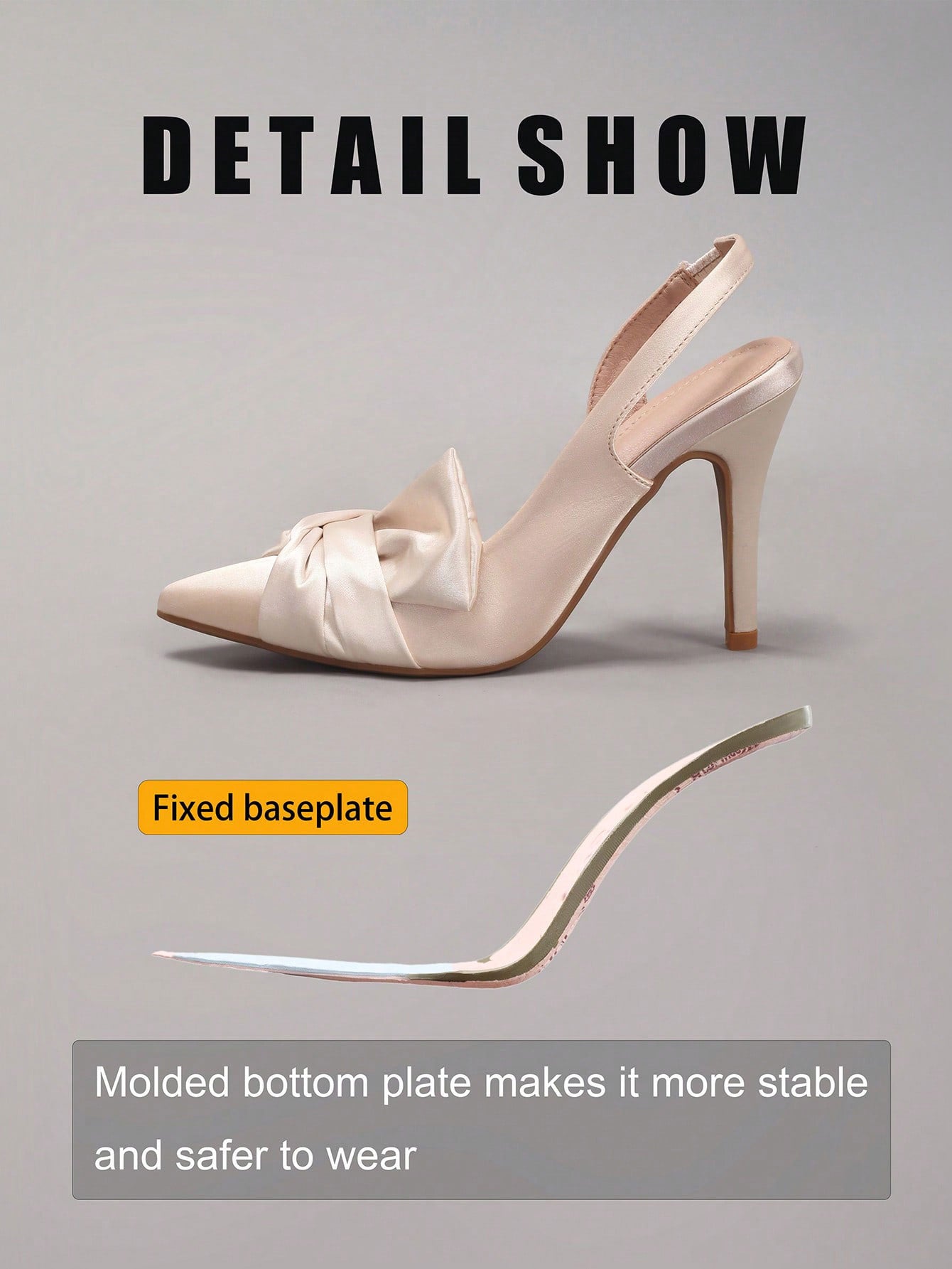 Women's Knot Pointed Toe High Heel Shoes, Romantic Sexy Pink Satin Stilettos, Party/Banquet Wear New Style,Elegant,Wedding Outfits