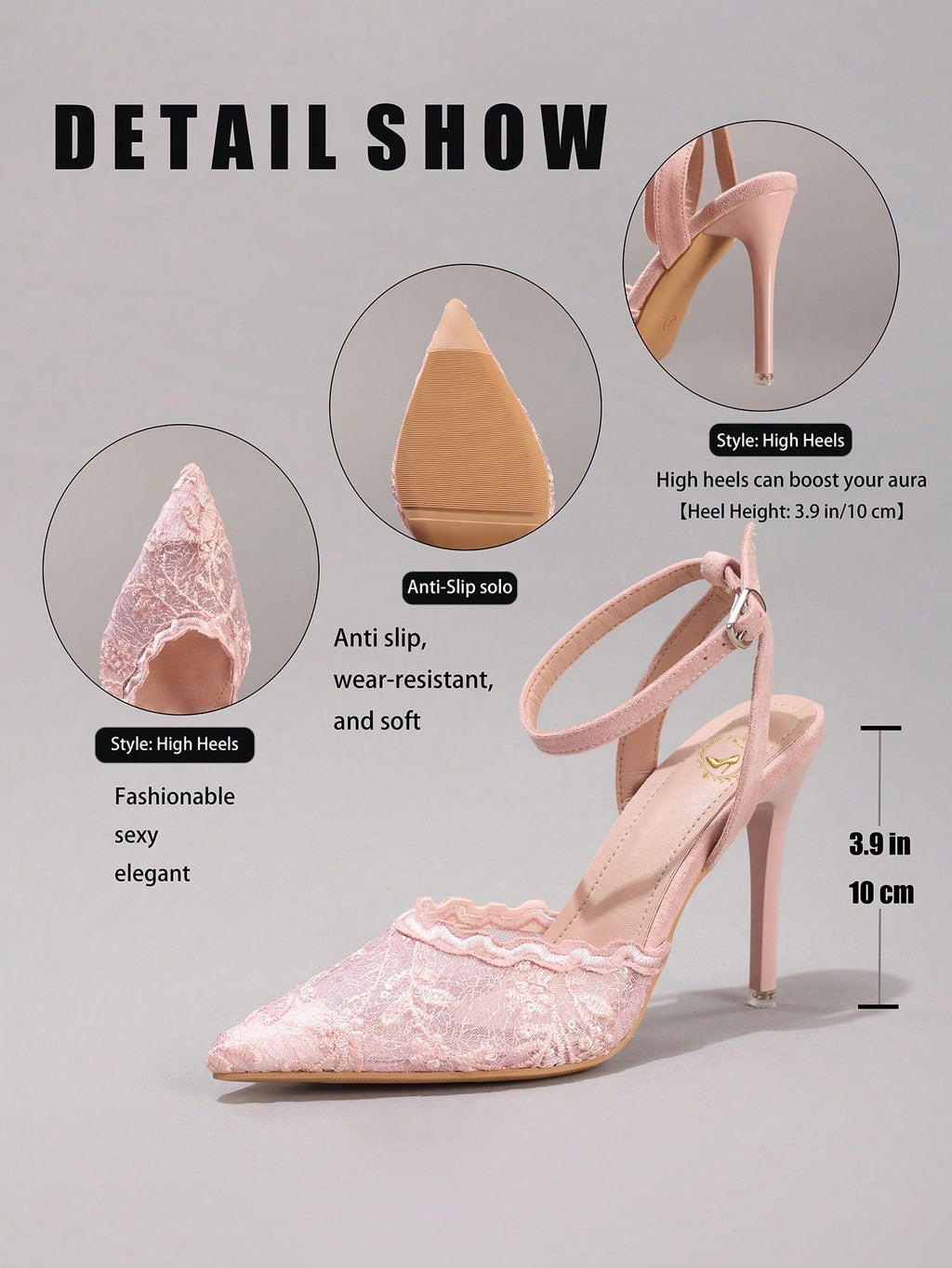 Women's Knot Pointed Toe High Heel Shoes, Romantic Sexy Pink Satin Stilettos, Party/Banquet Wear New Style,Elegant,Wedding Outfits