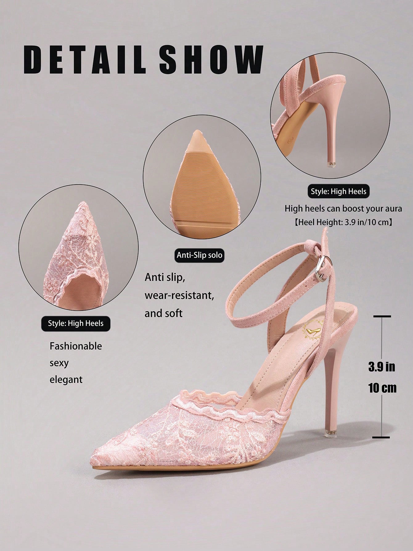Women's Knot Pointed Toe High Heel Shoes, Romantic Sexy Pink Satin Stilettos, Party/Banquet Wear New Style,Elegant,Wedding Outfits