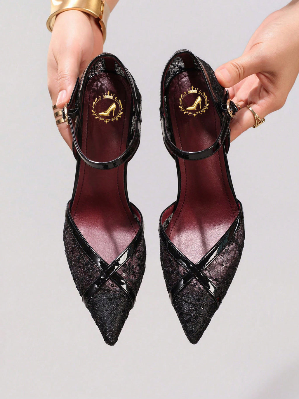 Fashionable Lace Embroidered White High Heel Shoes, Sexy Pointed Toe Party Evening Pumps, Super High Heel Hollow Out Stilettos For Women, Wedding Outfits