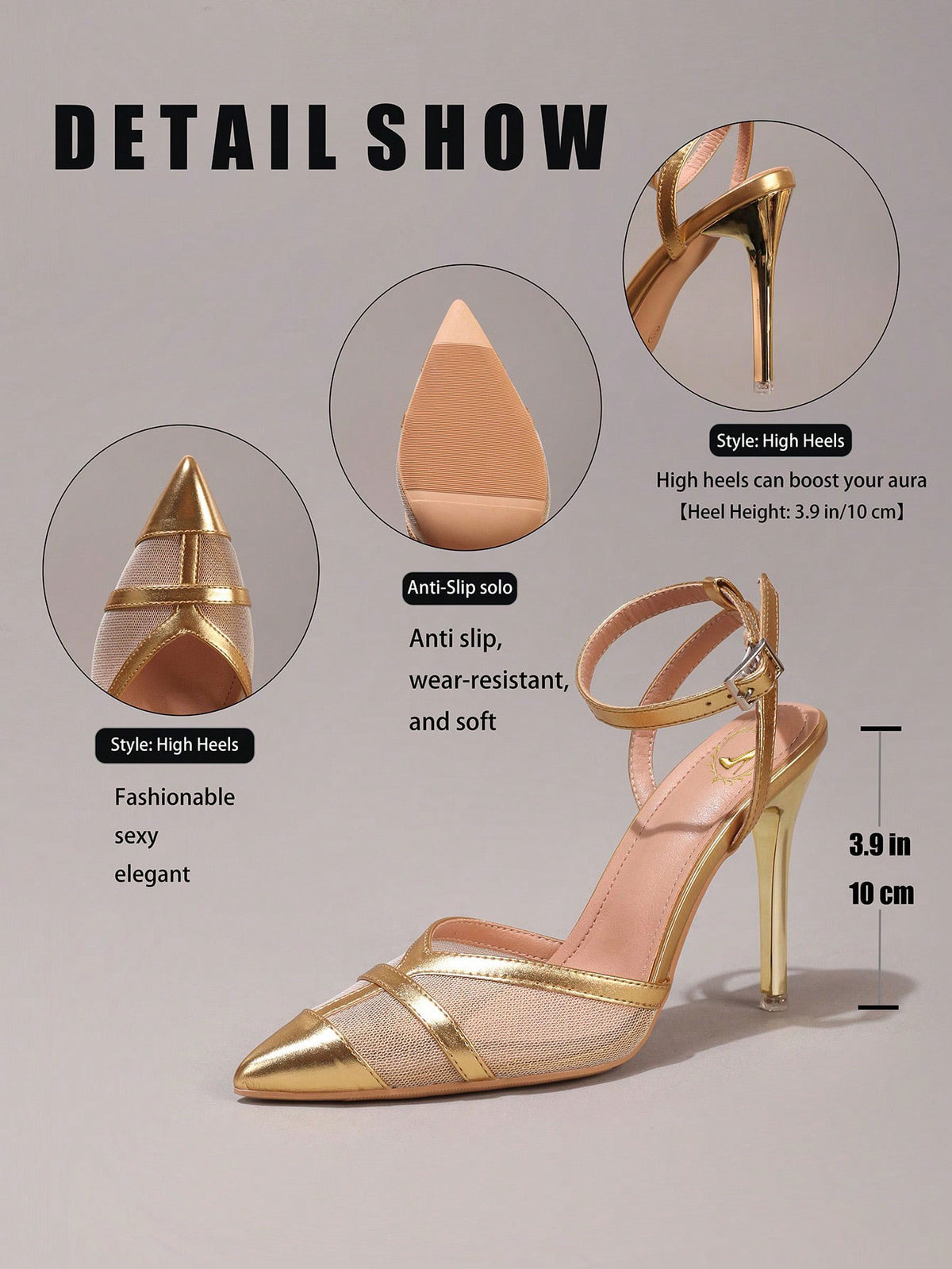 Fashionable Lace Patchwork High Heel Shoes, Sexy Pointed Toe Super High Heel Party Pumps, Black Stiletto Sandals For Women,Red Bottoms Heels