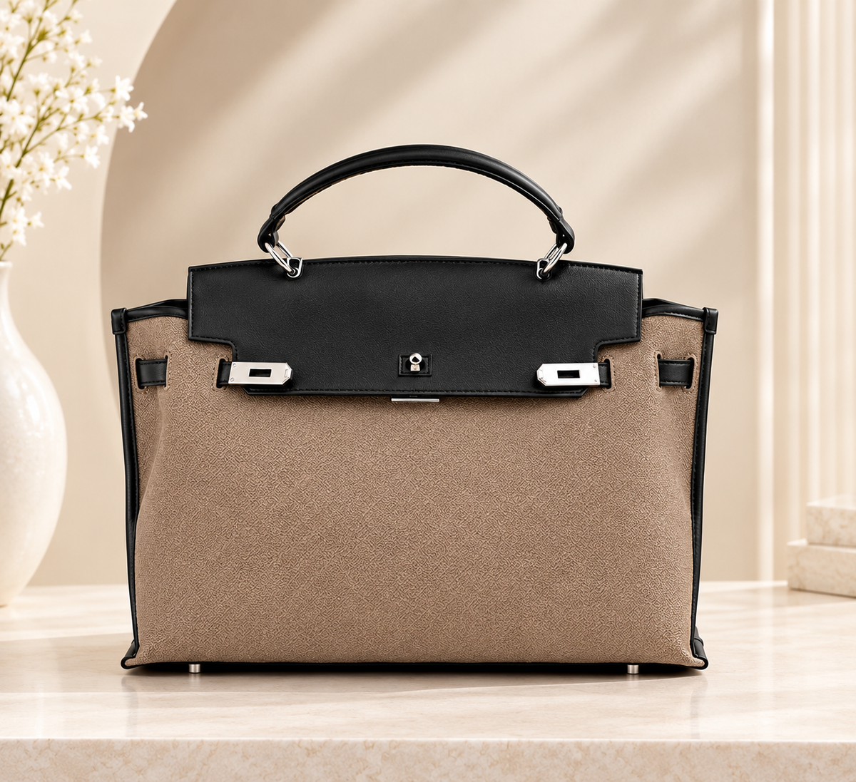 Women's Elegant Top Handle Bag